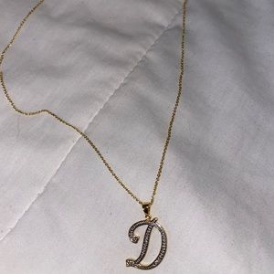 Letter D necklace